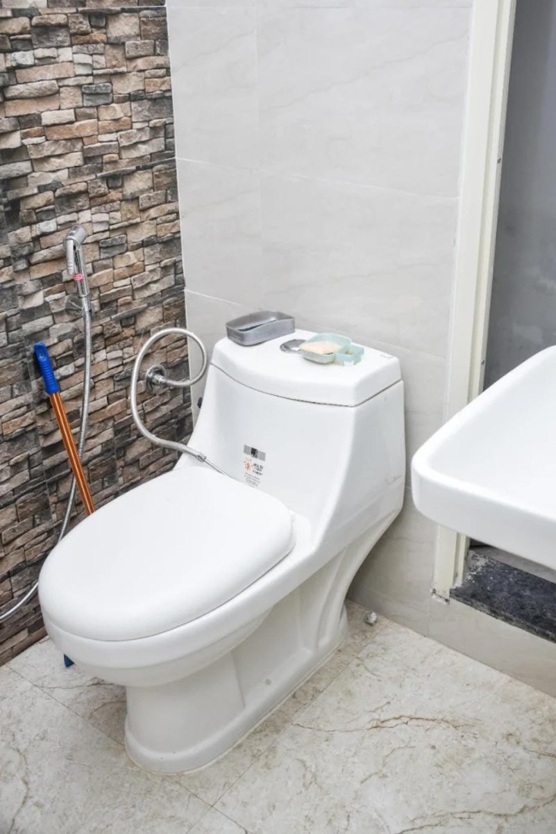 Home Away Home Clean Attached Western Toilet with Geyser